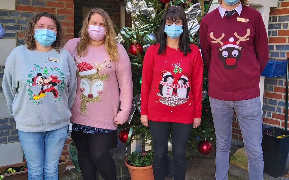 Christmas jumpers at The Check House
