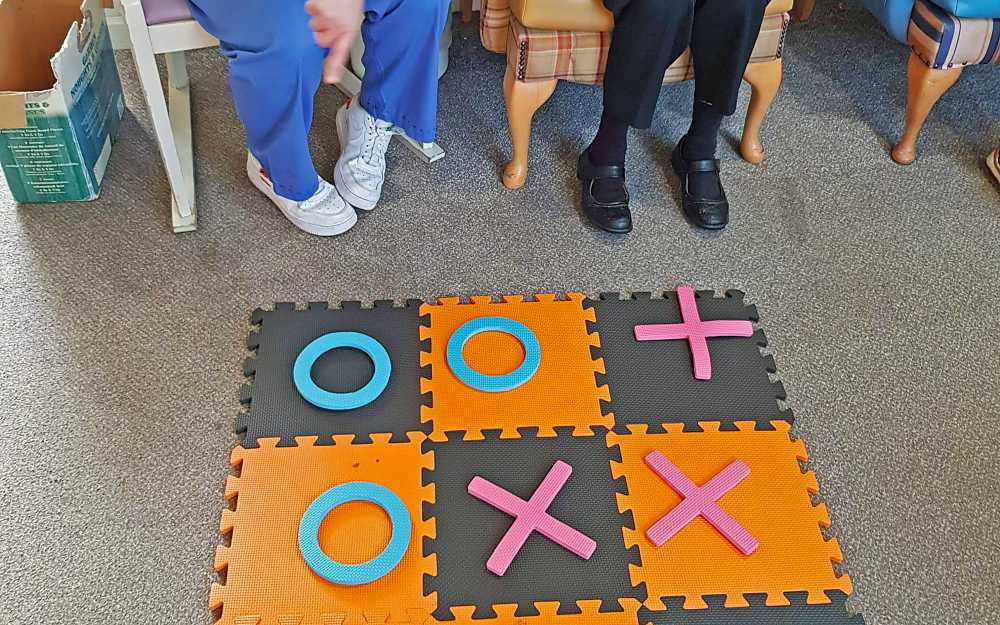 Tic-tac-toe at The Check House